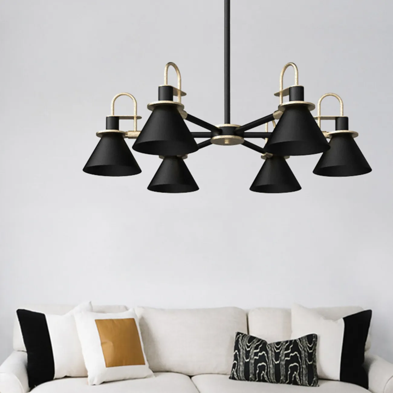 Люстра на штанге CODA D76 White от ImperiumLoft Люстра на штанге CODA D76 White от ImperiumLoft