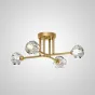 Потолочная люстра RH CH L4 Brass Black от ImperiumLoft