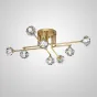 Потолочная люстра RH CH L4 Brass Black от ImperiumLoft