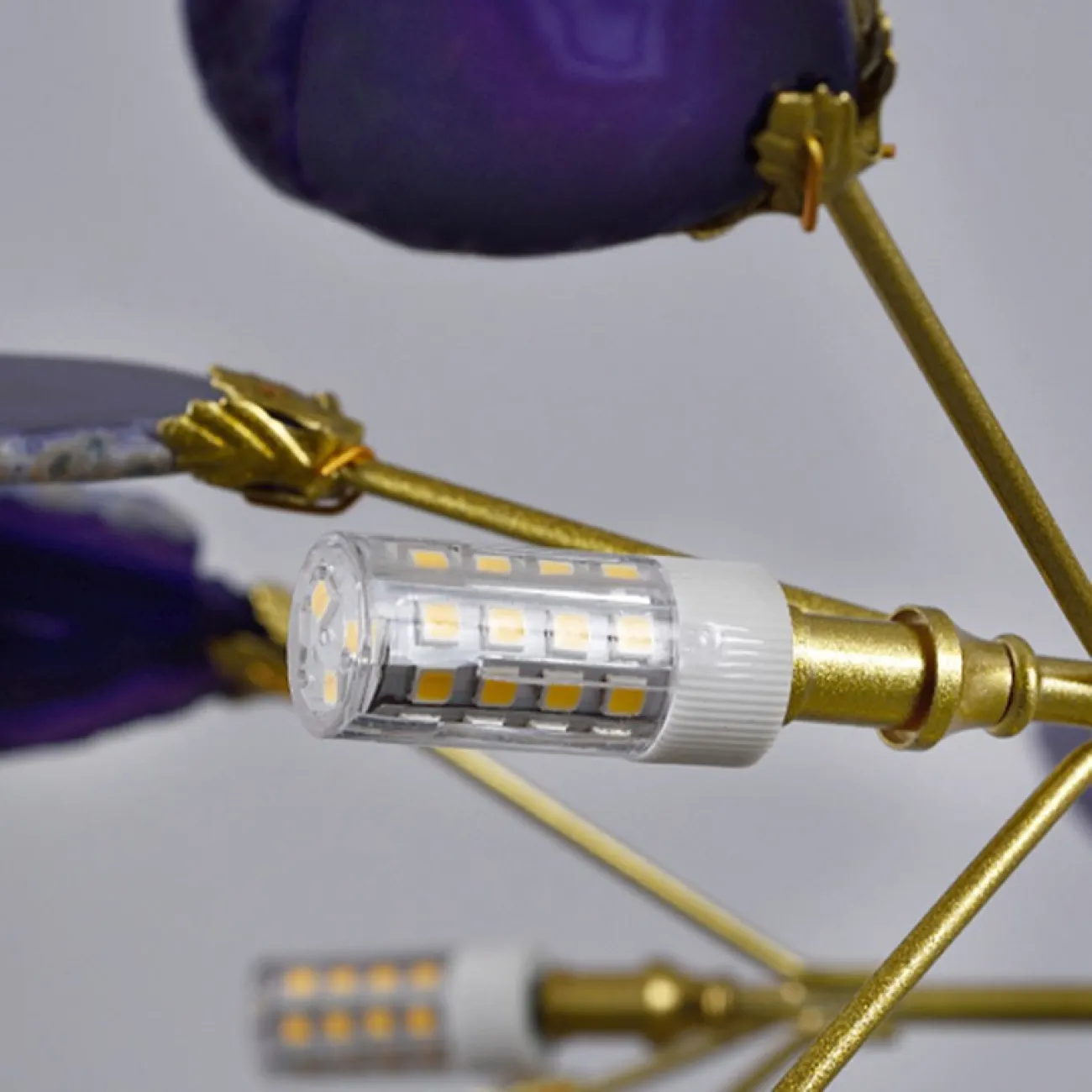 Подвесная люстра AGATE L16 Green от ImperiumLoft