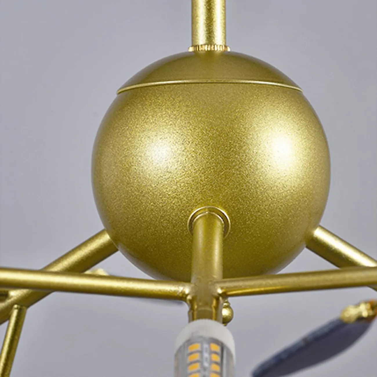 Подвесная люстра AGATE L16 Green от ImperiumLoft