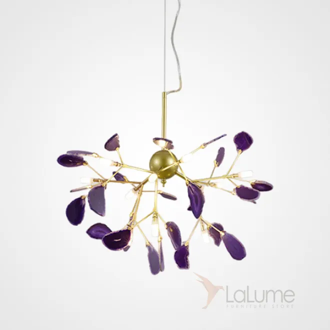 Подвесная люстра AGATE L12 Violet от ImperiumLoft