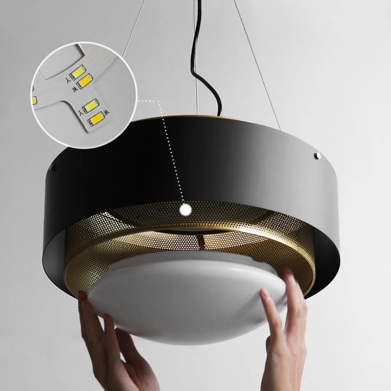 Подвесной светильник CASING 38 черный от ImperiumLoft