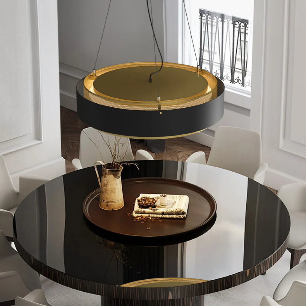 Подвесной светильник CASING 38 черный от ImperiumLoft