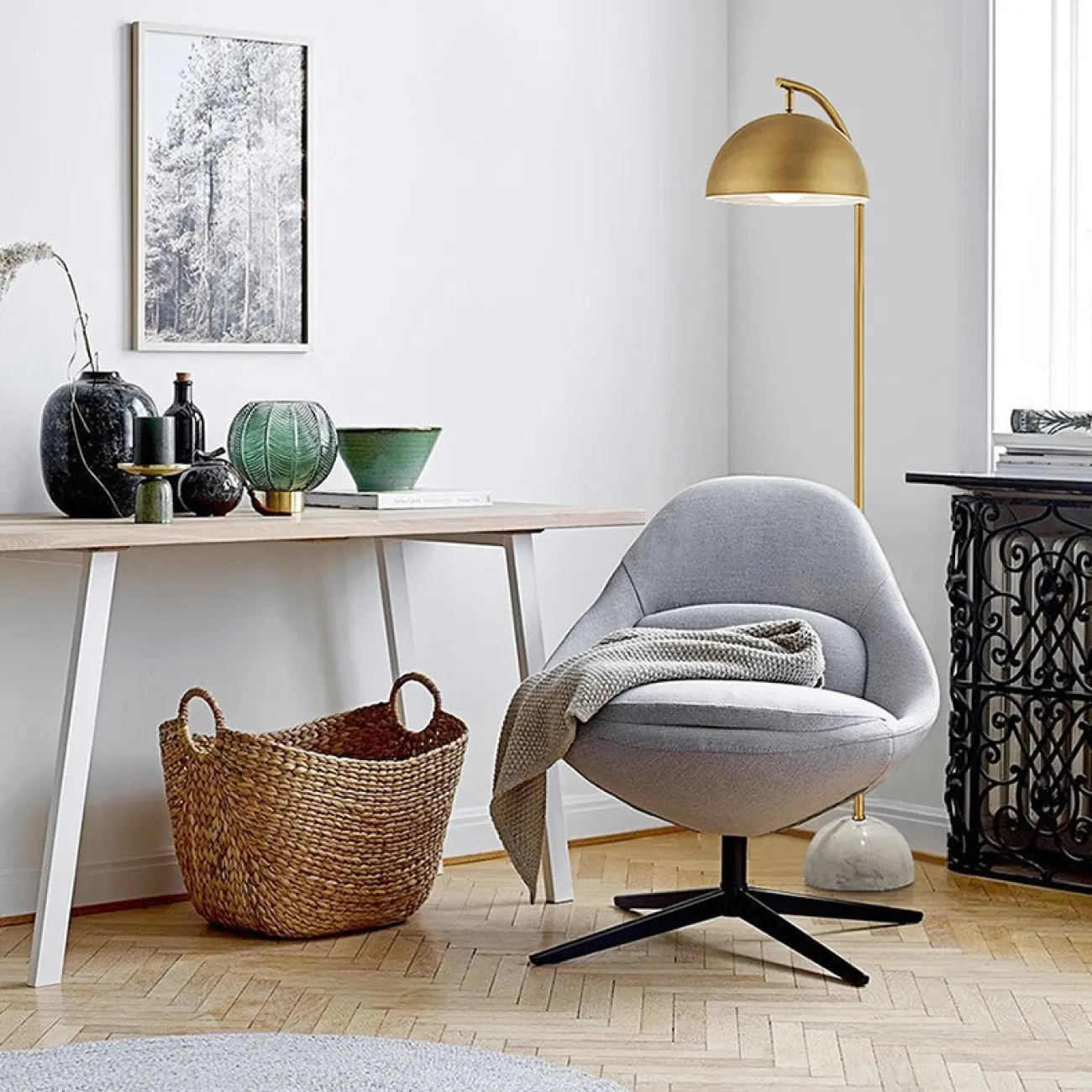 Напольный светильник DAKHLA Зеленый от ImperiumLoft