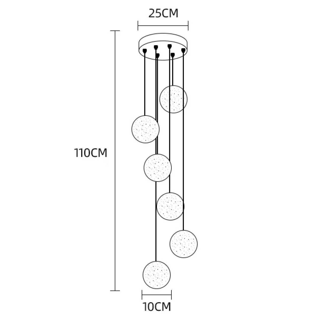 Подвесной светильник FRESH MORE L26 Диск от ImperiumLoft