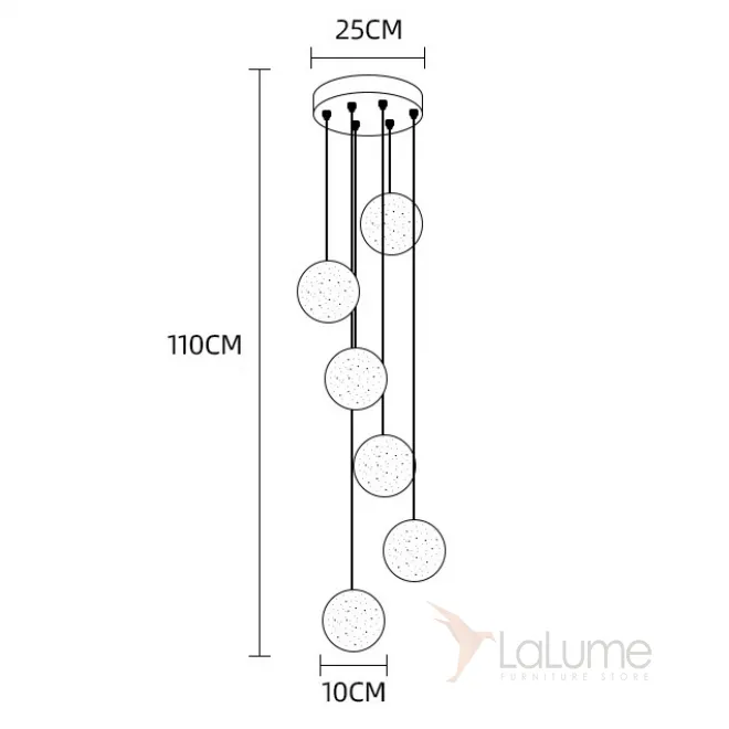 Подвесной светильник FRESH MORE L6 Диск