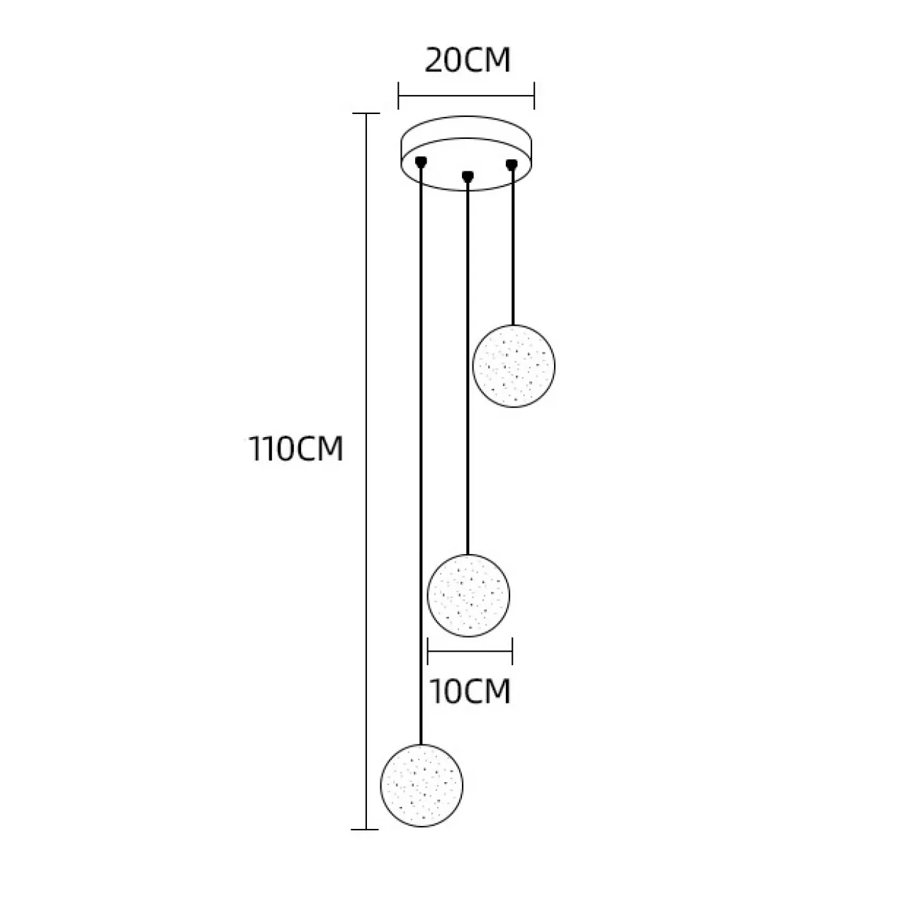 Подвесной светильник FRESH MORE L3 Планка от ImperiumLoft