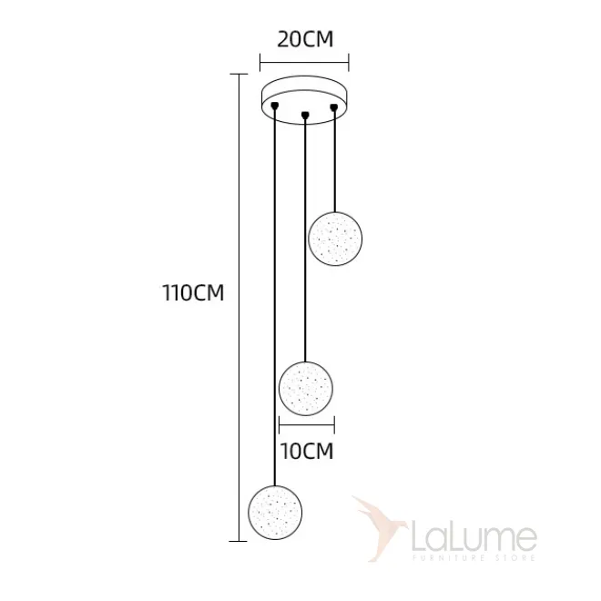 Подвесной светильник FRESH MORE L3 Диск от ImperiumLoft