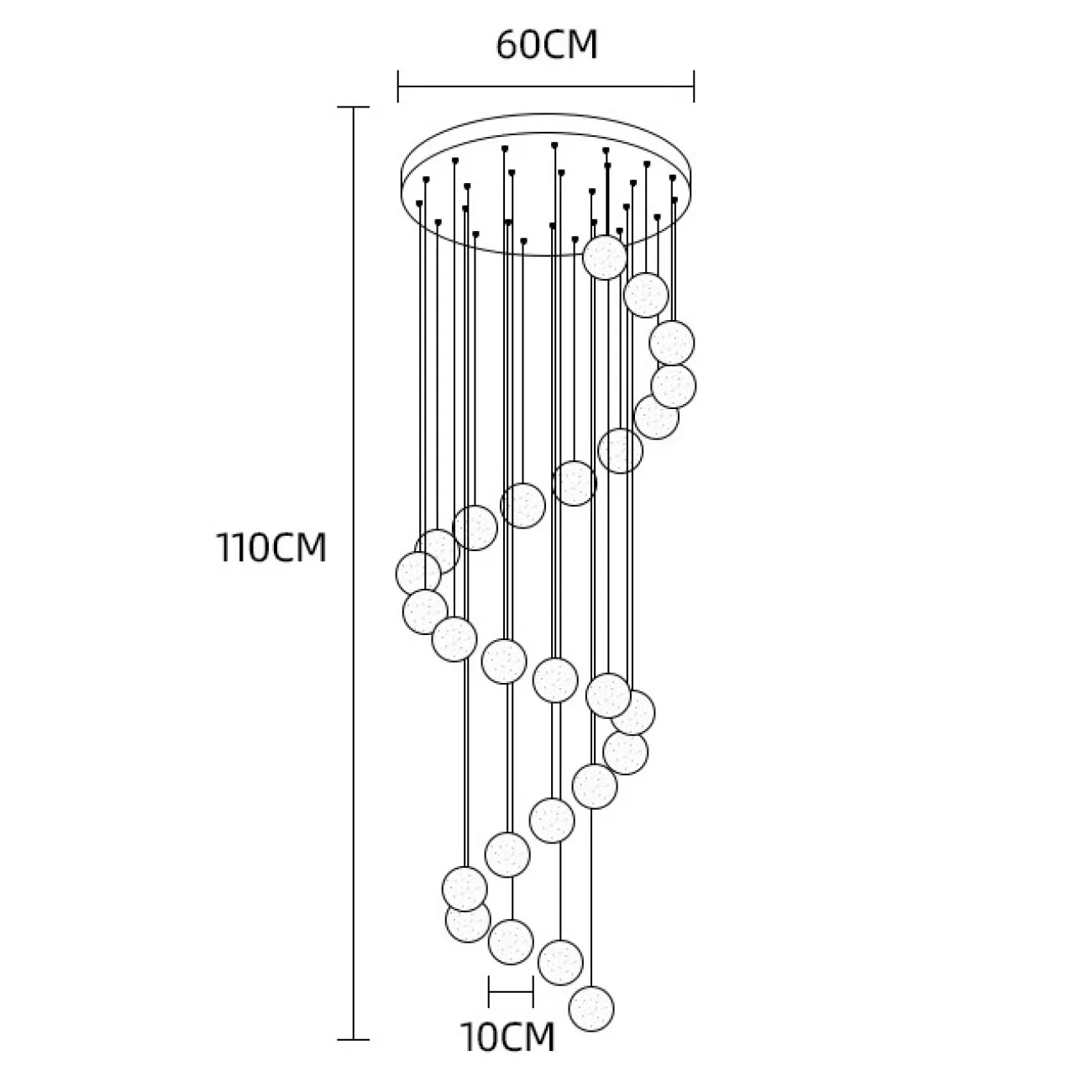 Подвесной светильник FRESH MORE L6 Диск от ImperiumLoft