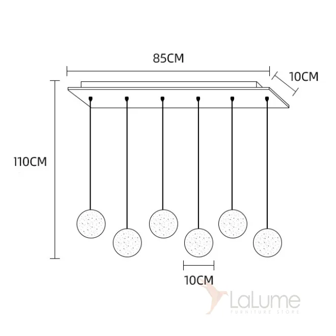 Подвесной светильник FRESH MORE L6 Планка от ImperiumLoft