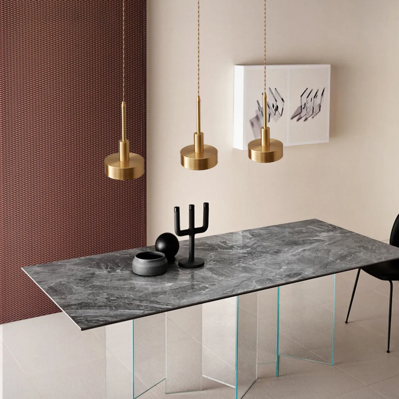 Подвесной светильник TENN ONE brass от ImperiumLoft