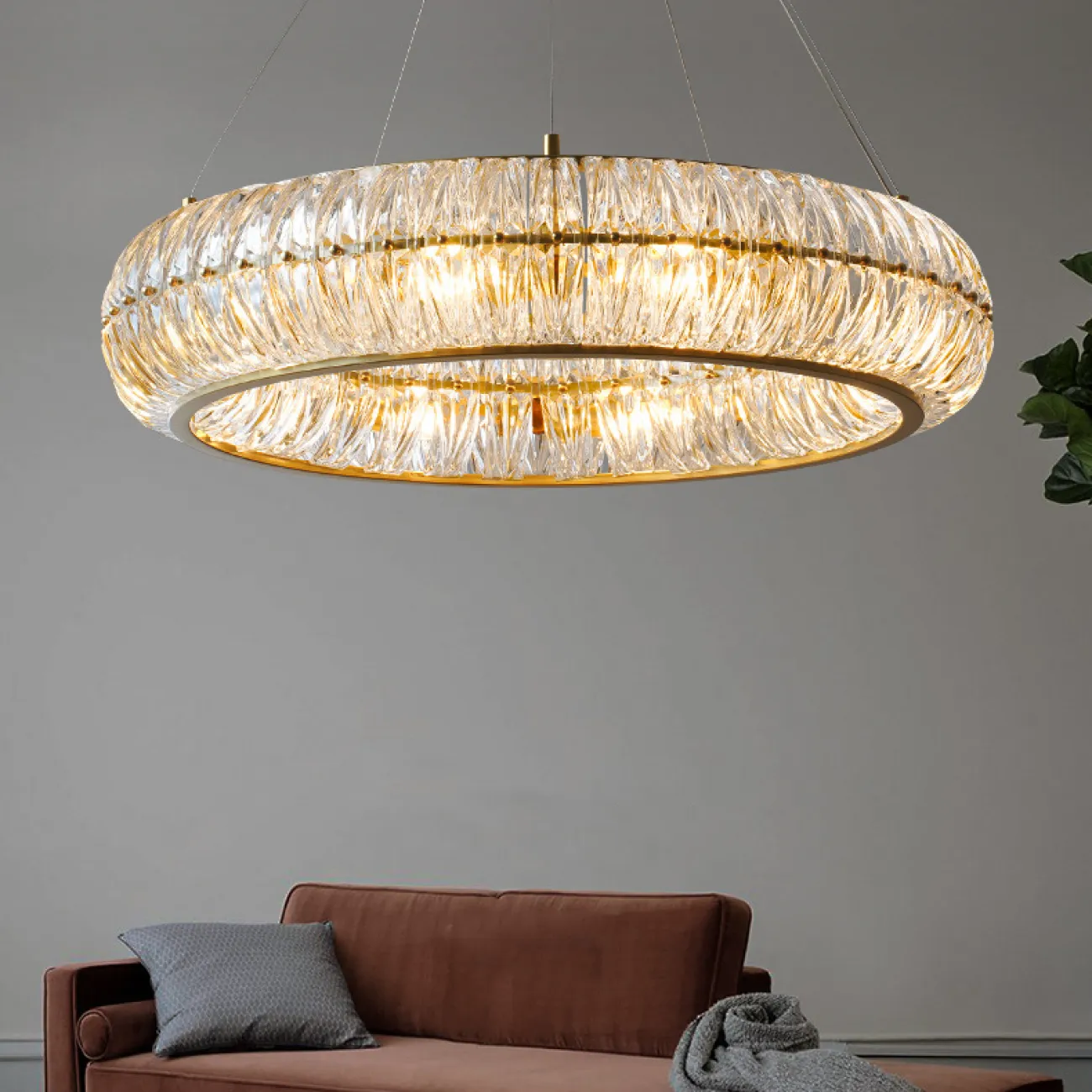 Подвесная люстра PLONIA D80 от ImperiumLoft