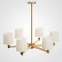 Люстра Jorgenson D85 White/Light wood от ImperiumLoft