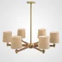 Люстра Jorgenson D85 Beige/Dark wood от ImperiumLoft