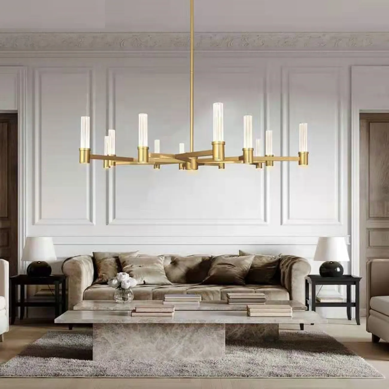 Потолочная люстра NARDA L6 от ImperiumLoft