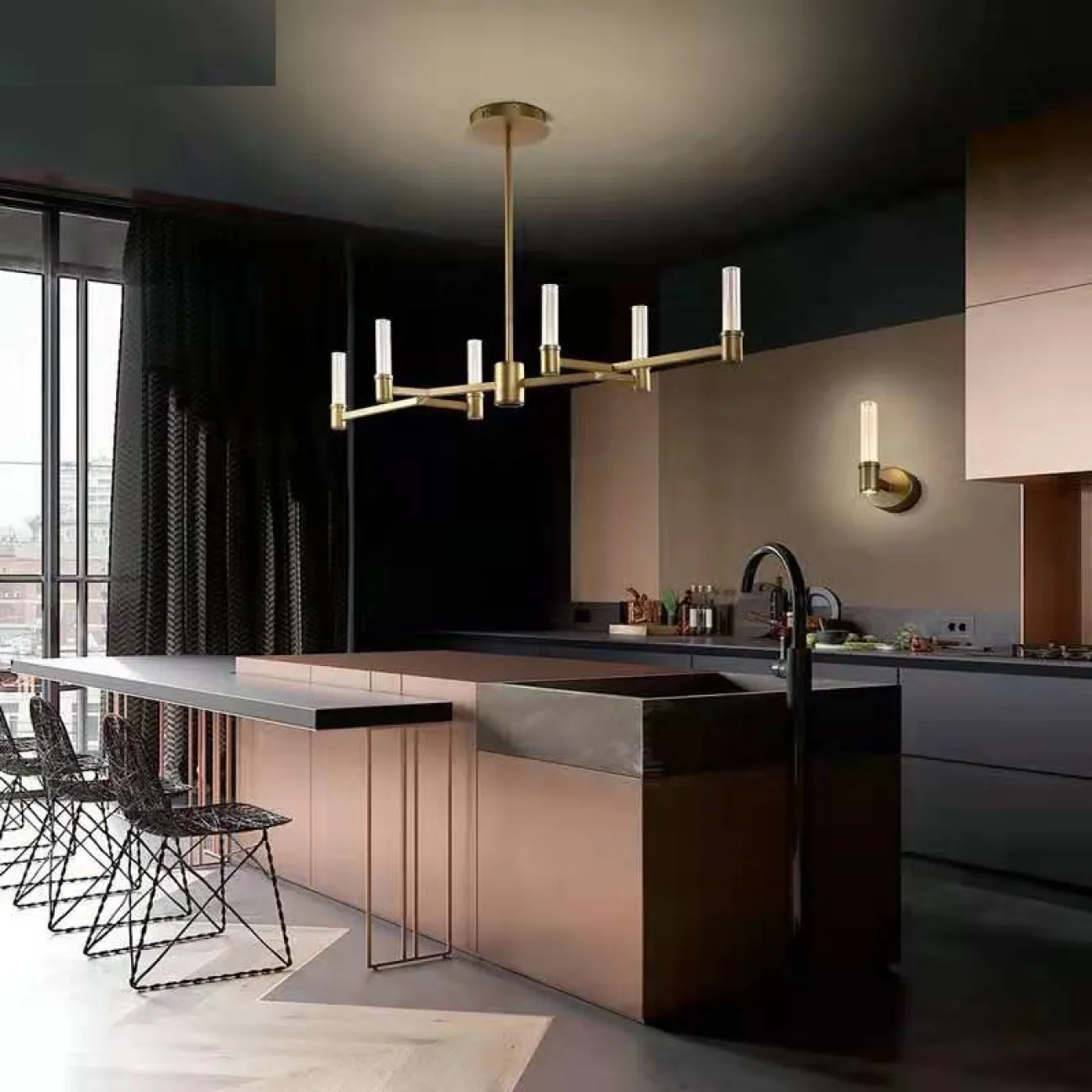 Потолочная люстра NARDA L6 от ImperiumLoft