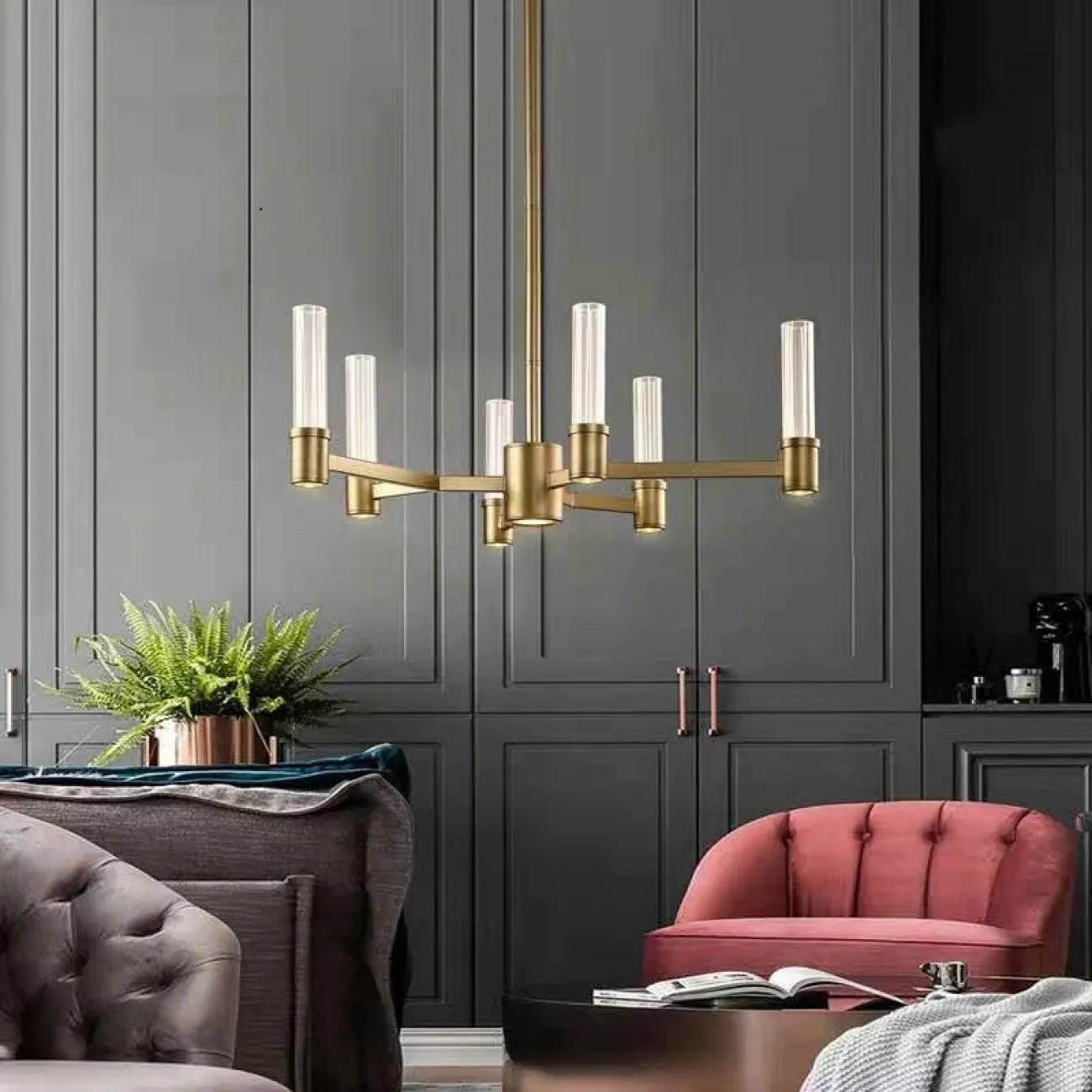 Потолочная люстра NARDA L6 от ImperiumLoft