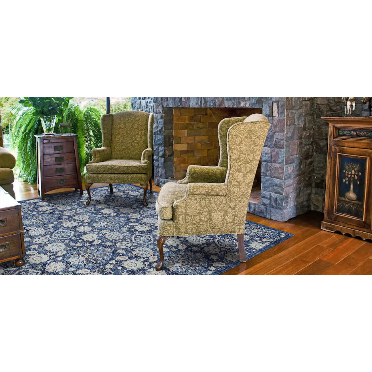 Indian pattern SnowLand Ковёр из вискозы от LaLume