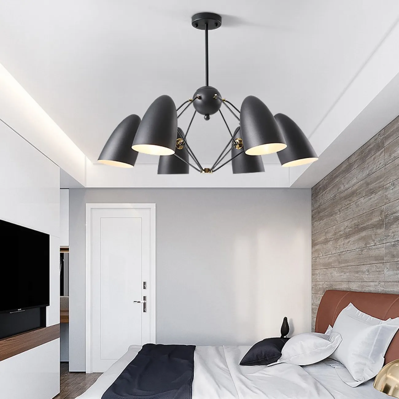 Подвесная люстра ETA 10 Белый от ImperiumLoft