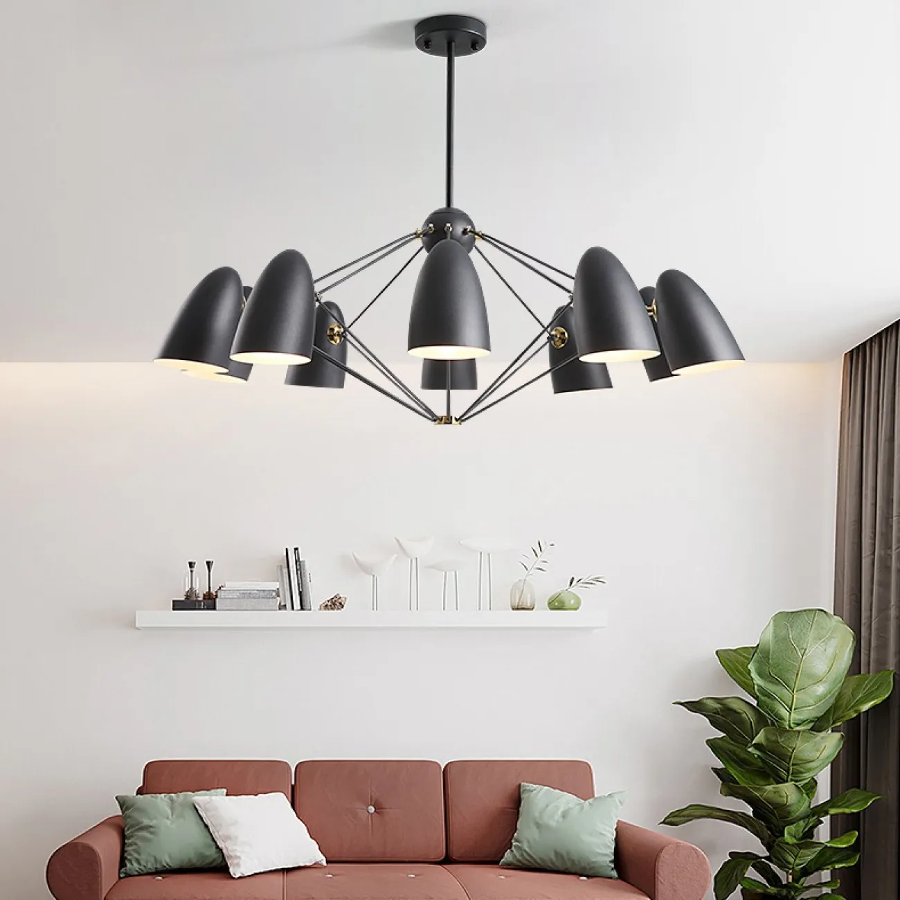 Подвесная люстра ETA 10 Белый от ImperiumLoft