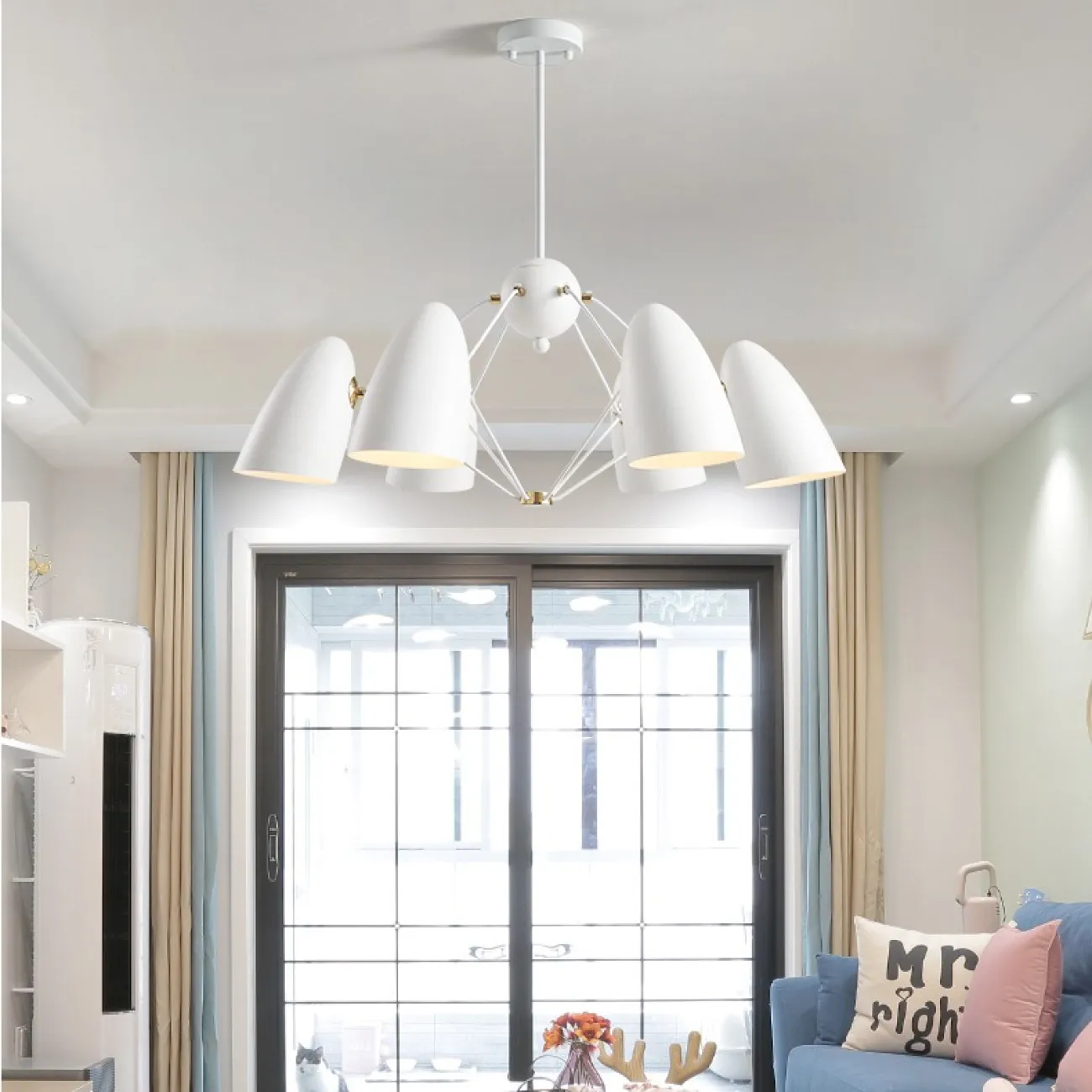 Подвесная люстра ETA 10 Белый от ImperiumLoft