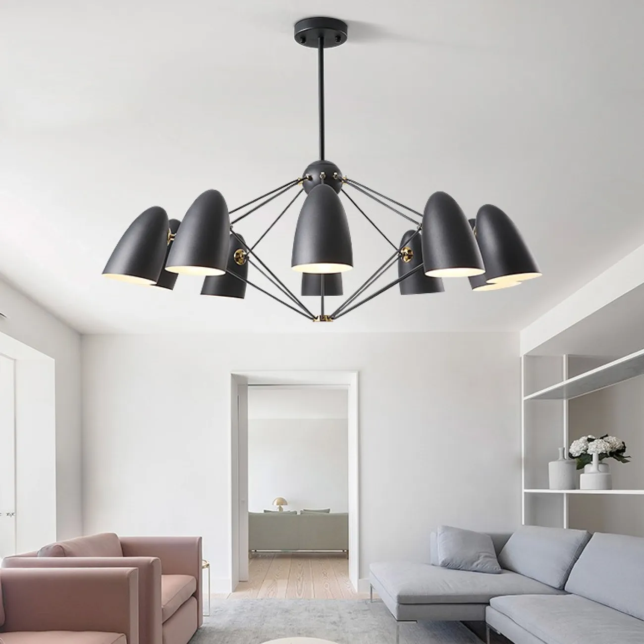 Подвесная люстра ETA 10 Белый от ImperiumLoft