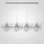 Люстра Tezani Argent Suspension Linear 4 L140 от ImperiumLoft