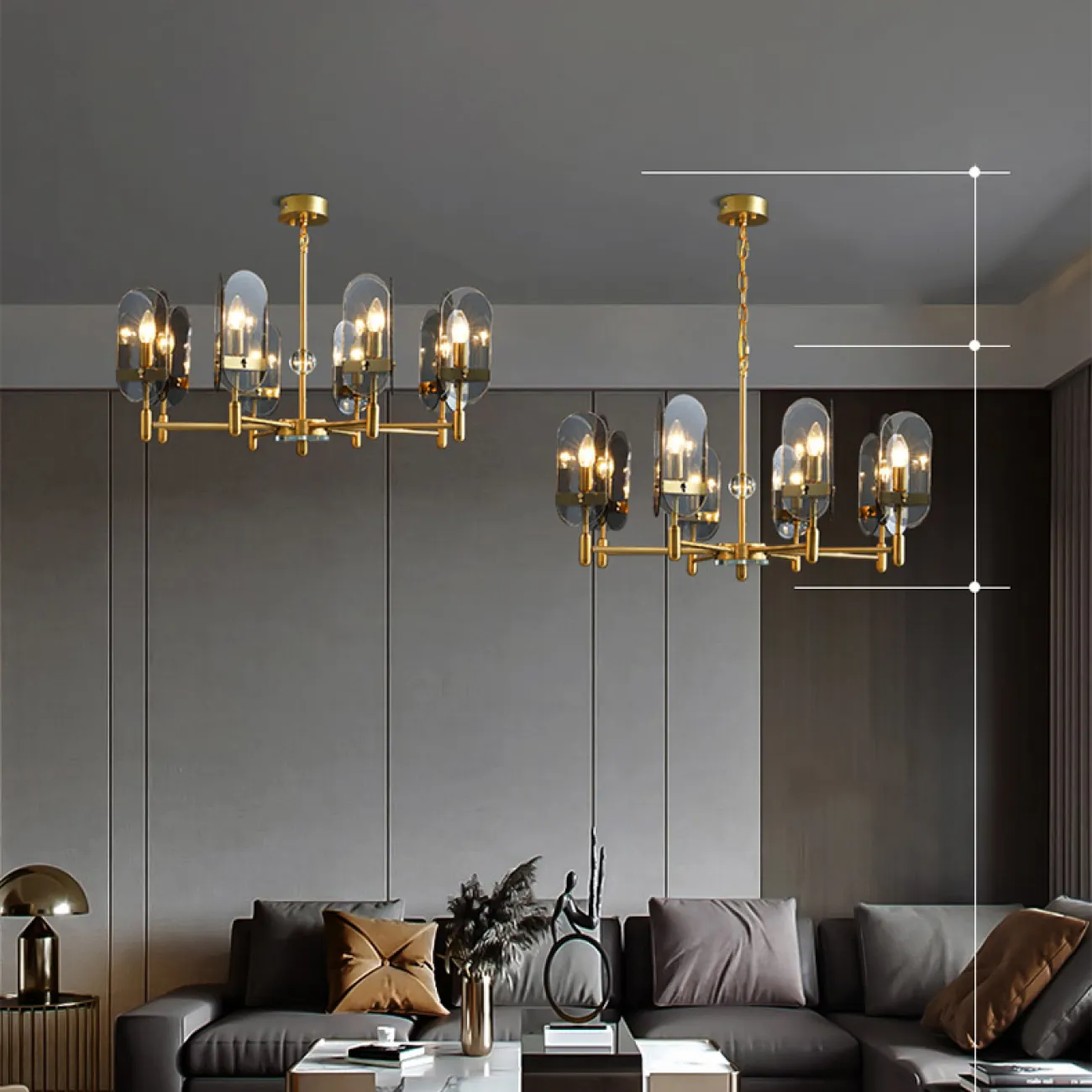 Подвесная люстра KARENA D95 от ImperiumLoft