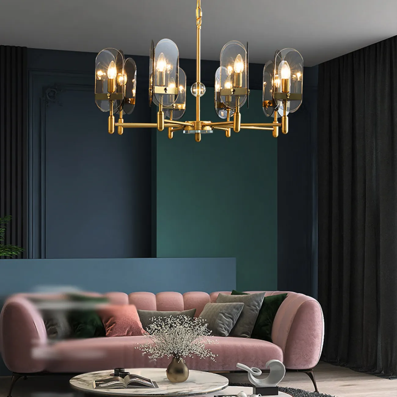 Подвесная люстра KARENA D95 от ImperiumLoft