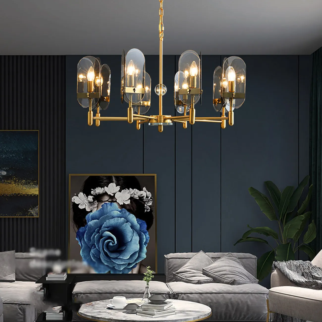 Подвесная люстра KARENA D70 от ImperiumLoft