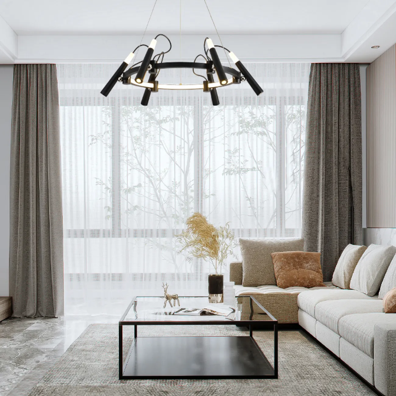 Подвесная люстра BECKY D77 от ImperiumLoft