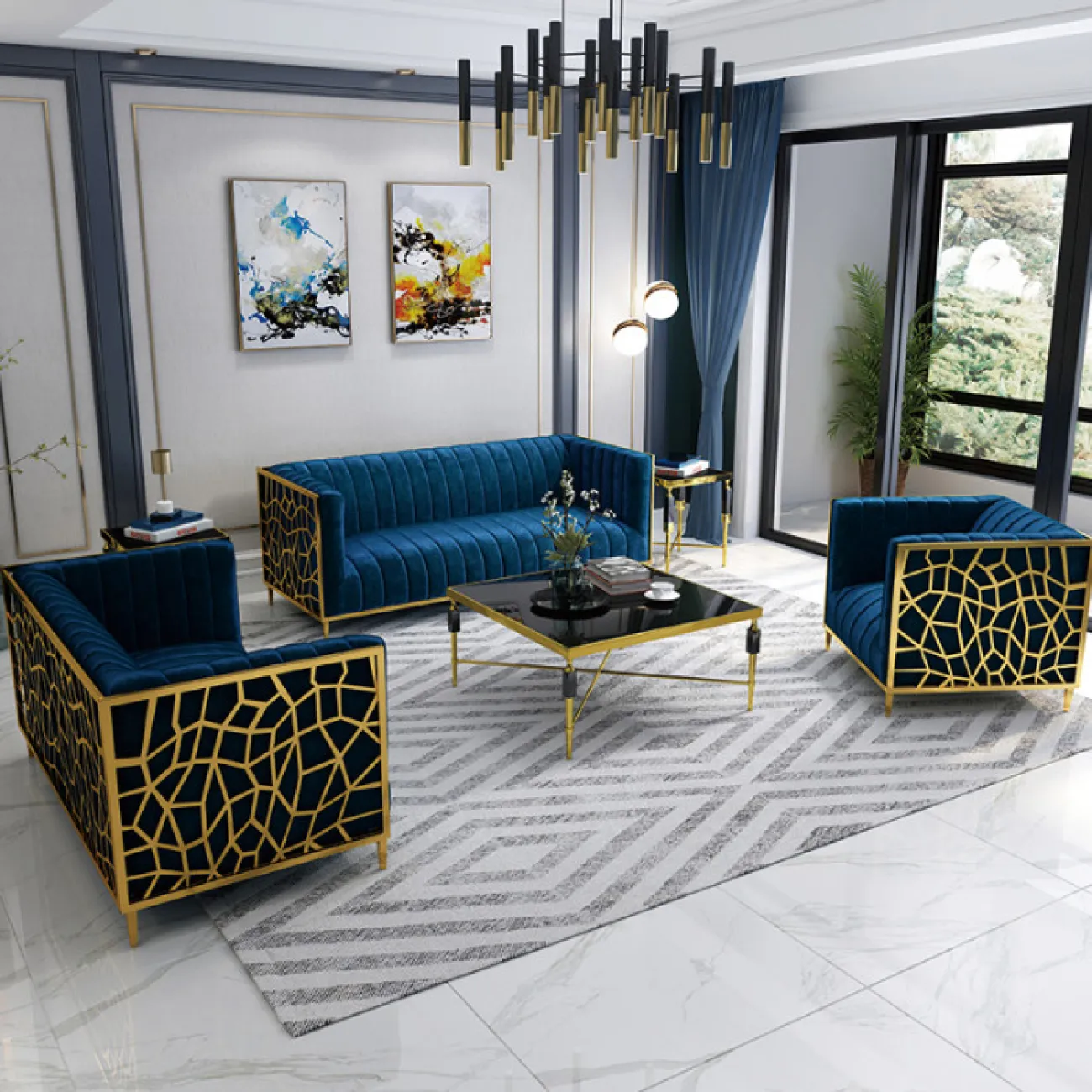 Дизайнерский журнальный столик LaLume-AP00196 Дизайнерский журнальный столик LaLume-AP00196