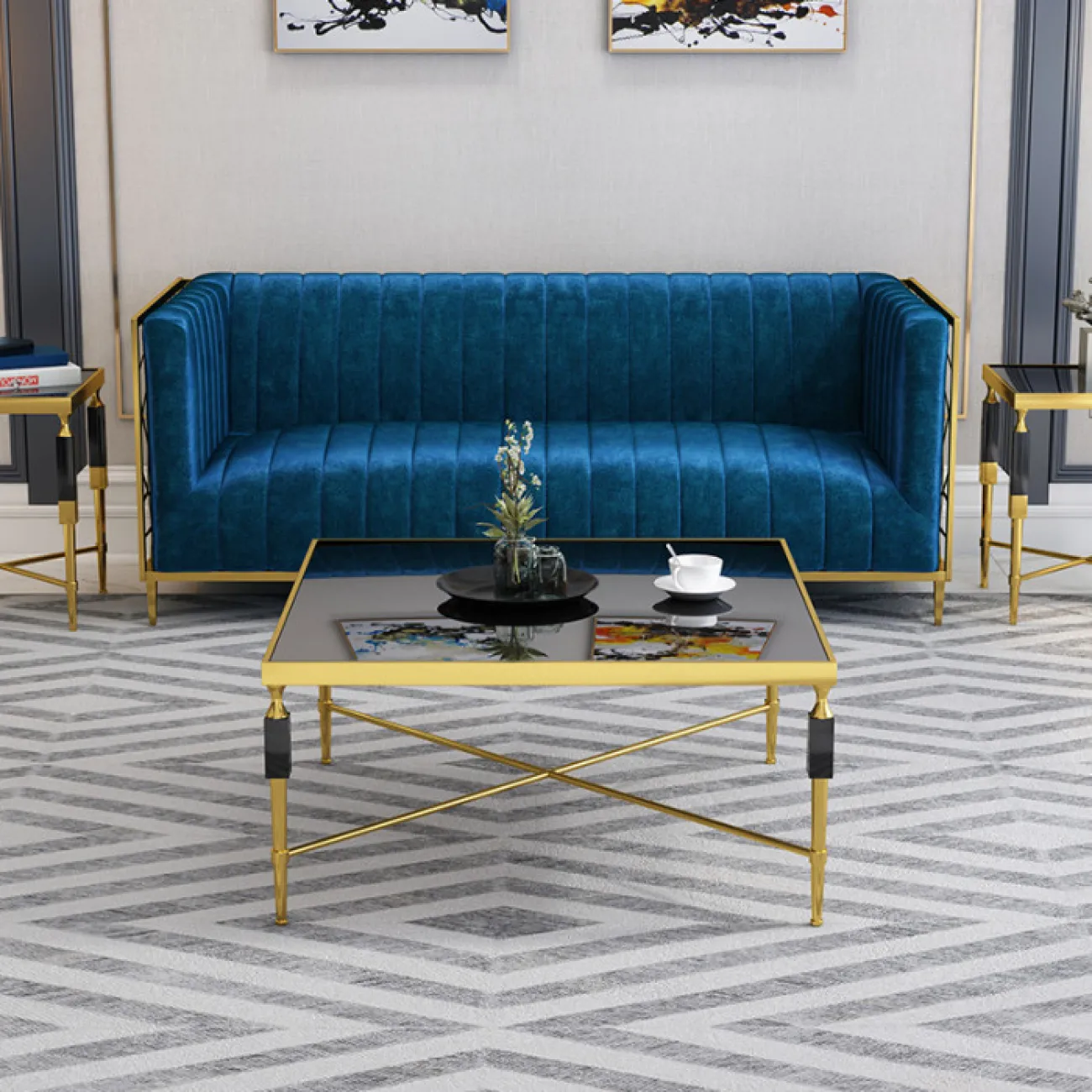 Дизайнерский журнальный столик LaLume-AP00196 Дизайнерский журнальный столик LaLume-AP00196