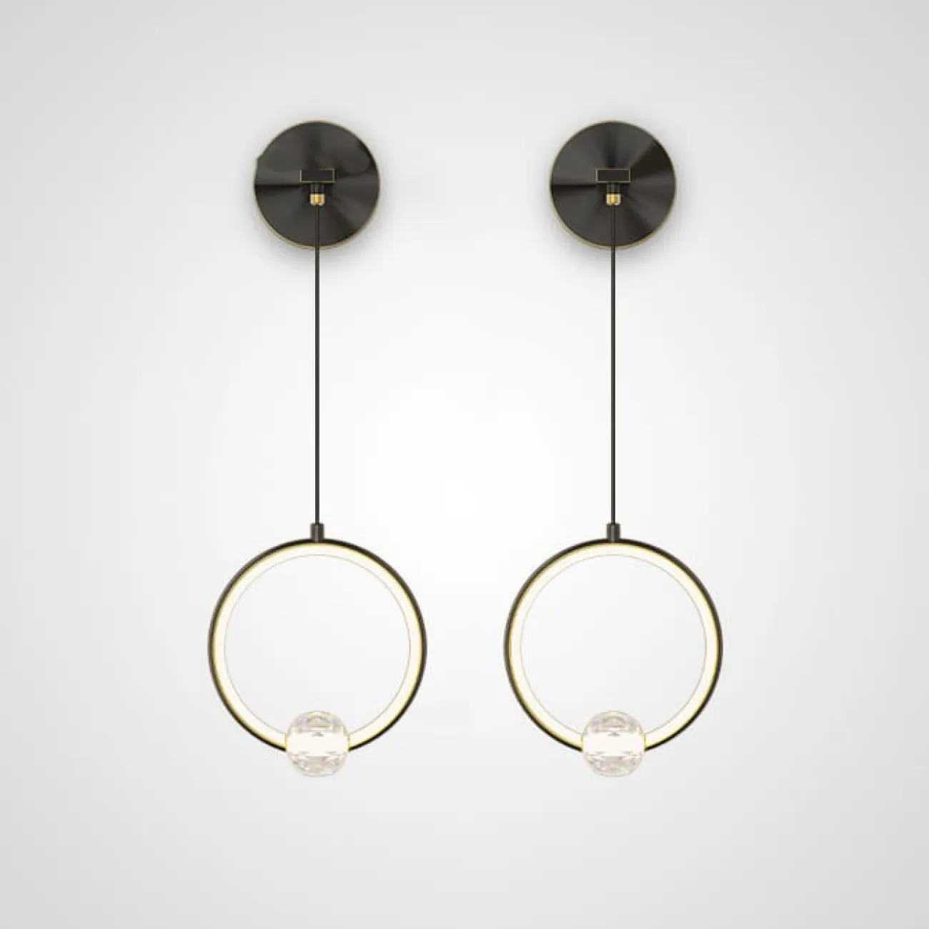 Настенный светильник LUANA WALL Brass от ImperiumLoft