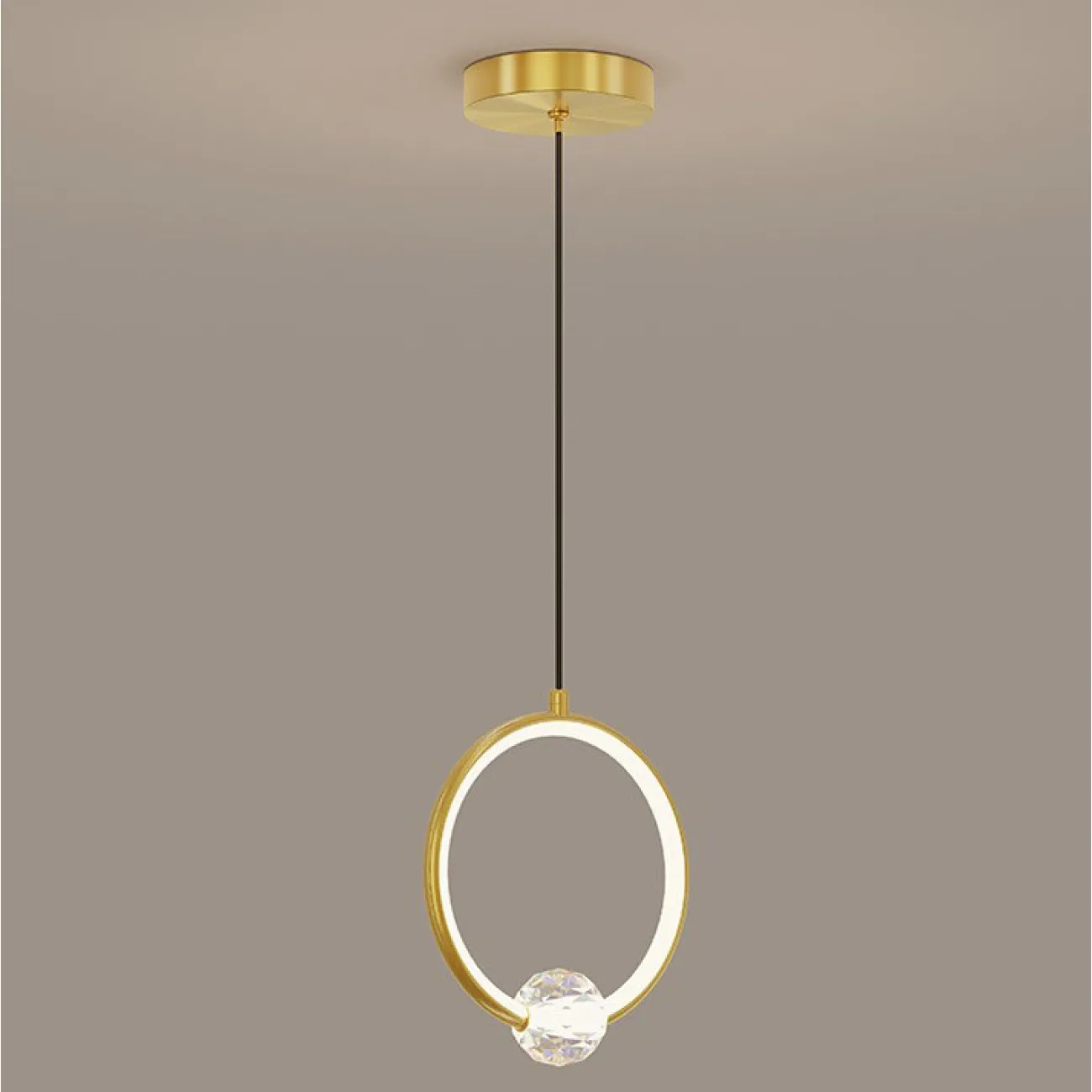 Настенный светильник LUANA WALL Brass от ImperiumLoft