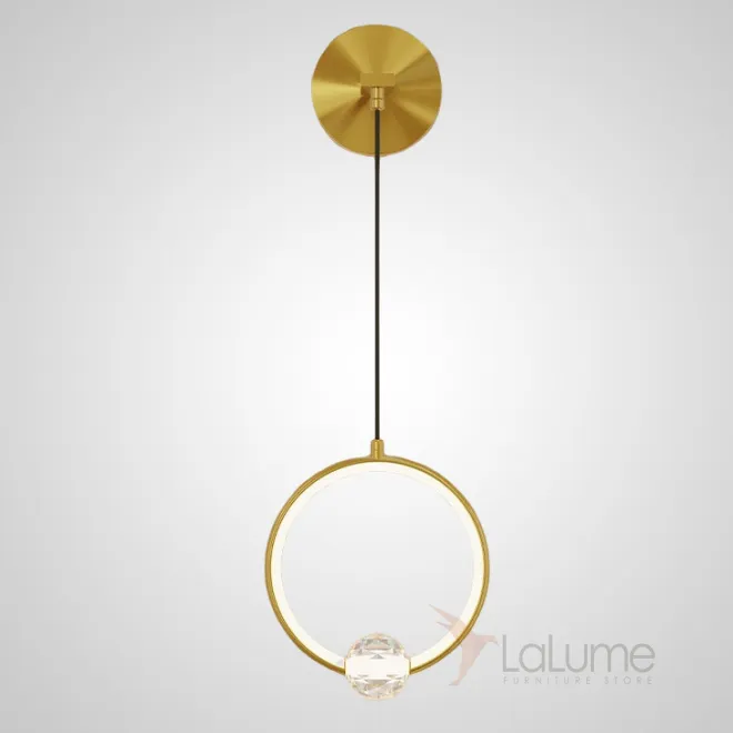 Настенный светильник LUANA WALL Brass от ImperiumLoft