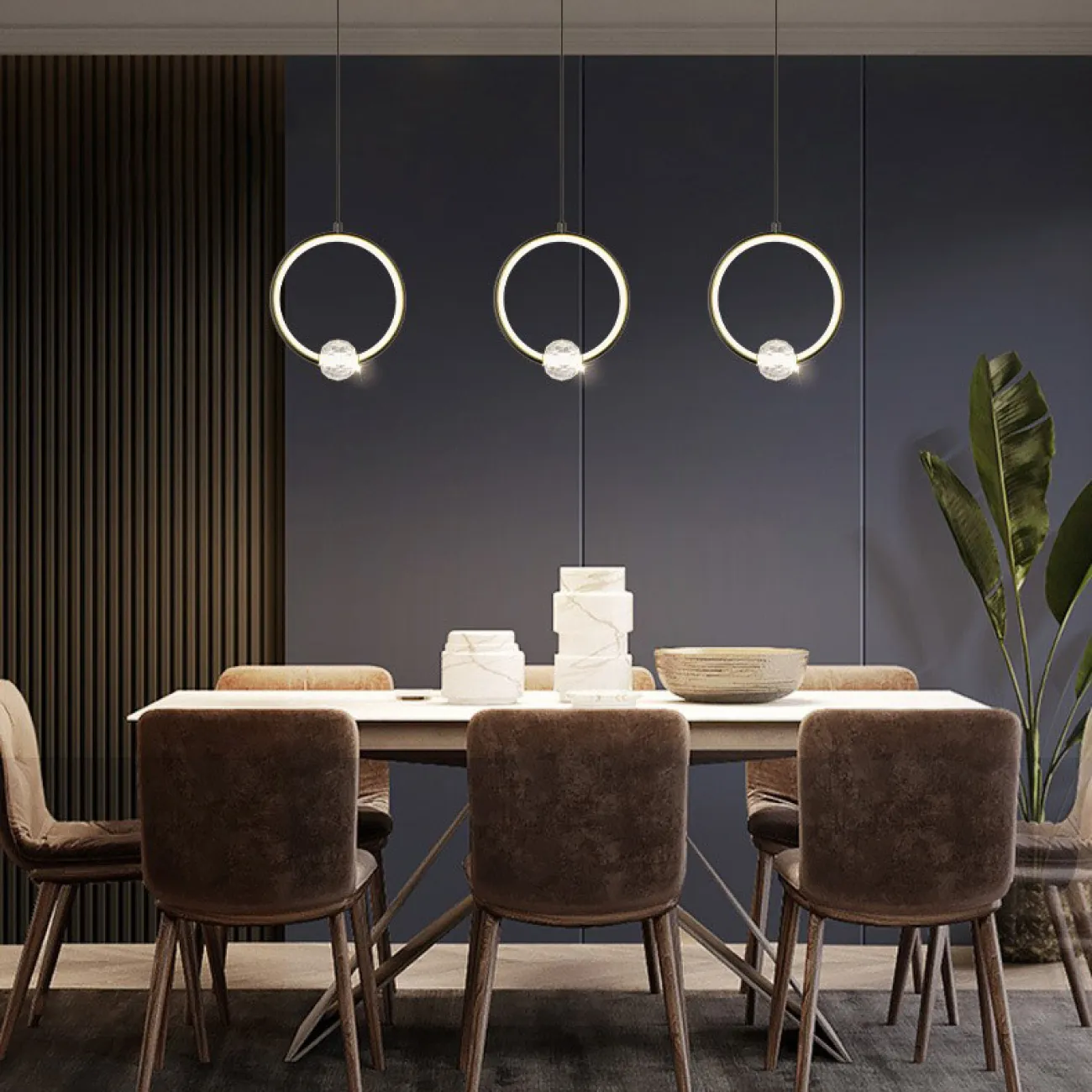 Настенный светильник LUANA WALL Brass от ImperiumLoft