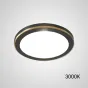 Серия точечных светодиодных светильников с дисковидным латунным корпусом HEIN D10 Black 3000К