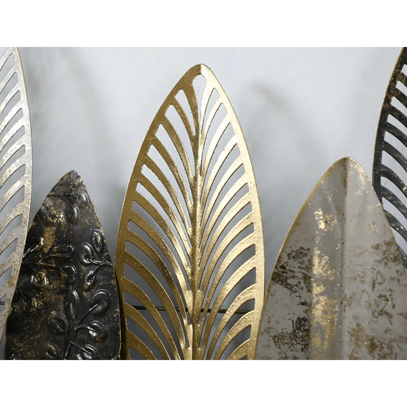 Настенный декор листья в рамке LaLume-KKK00196