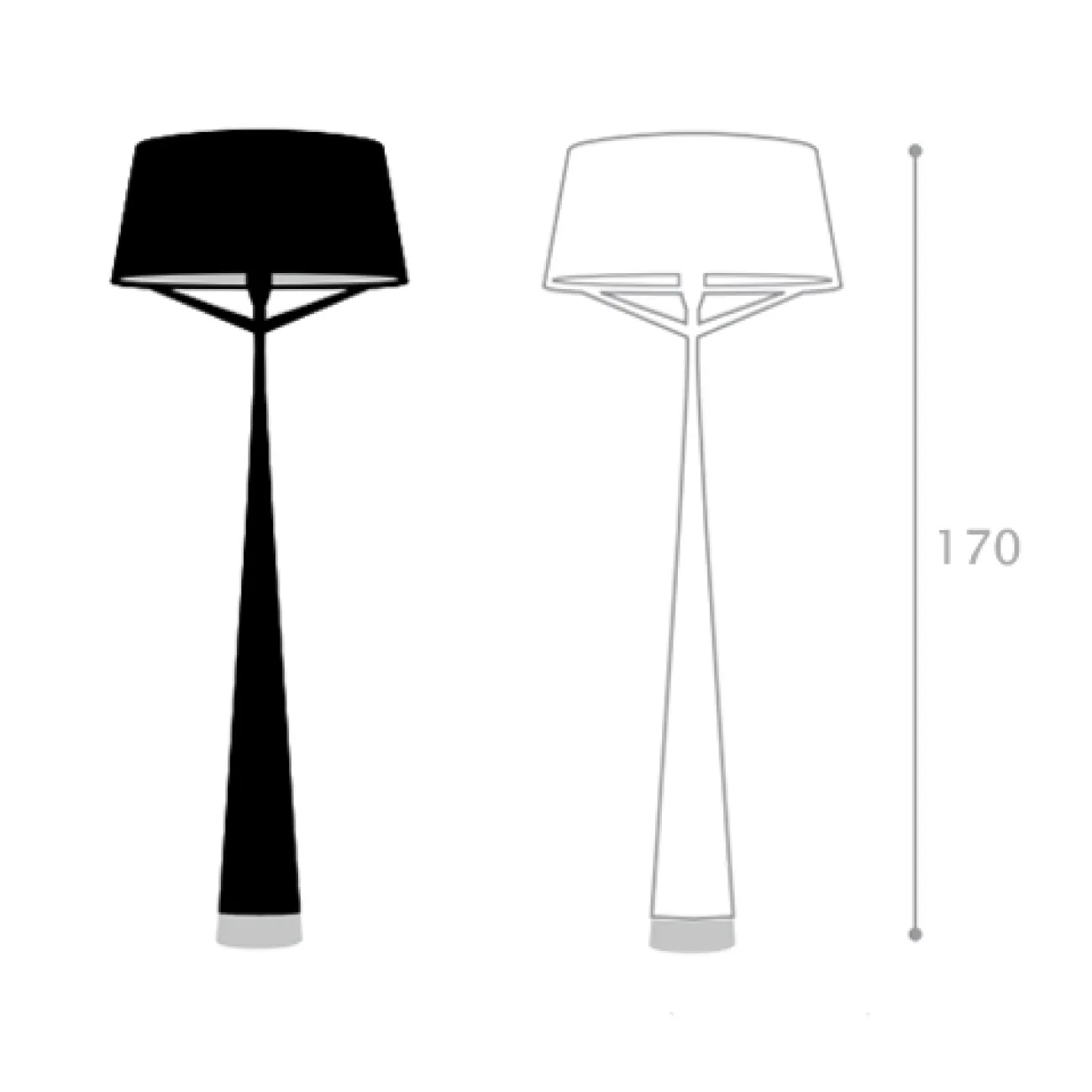 Торшер Axis S71 White от LaLume