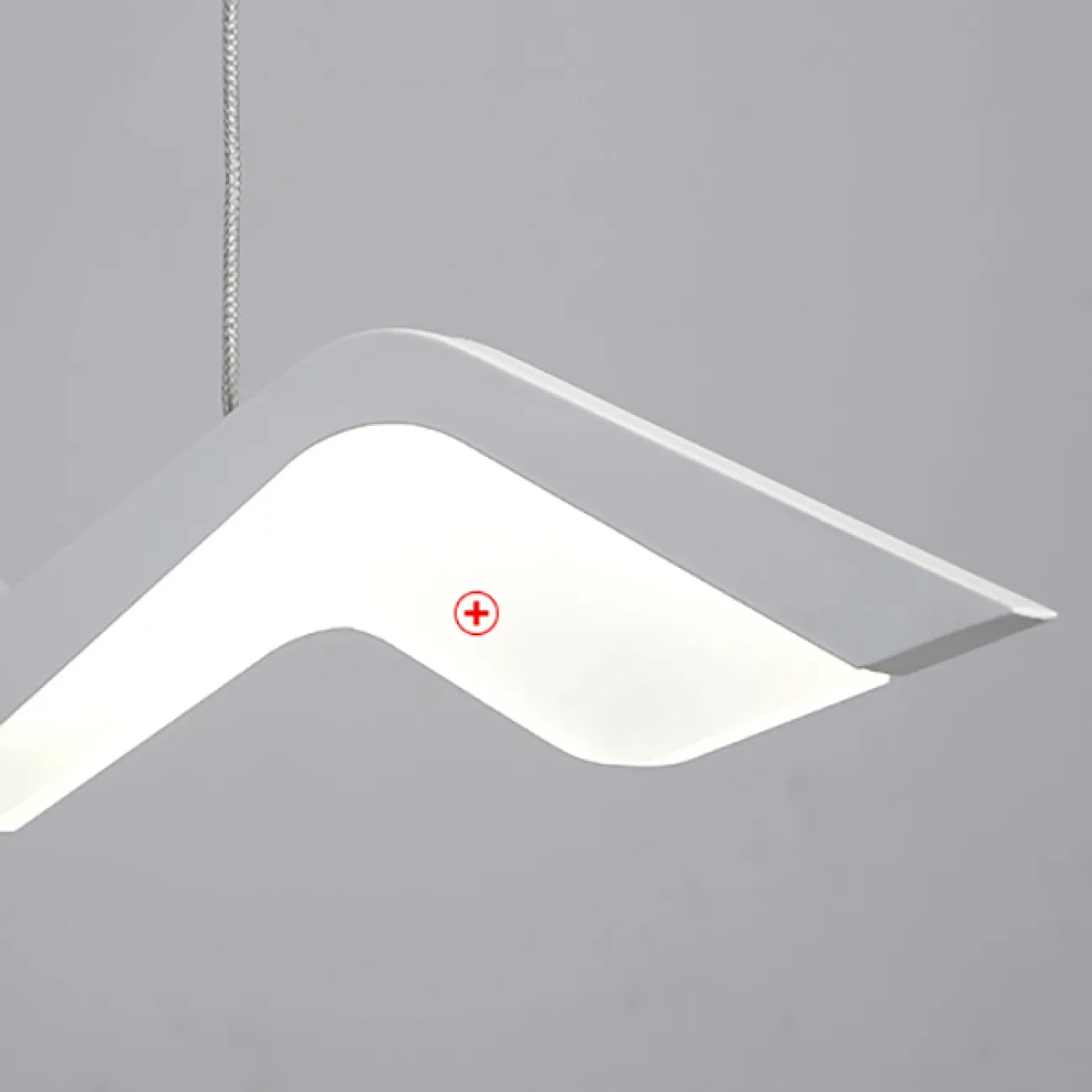 Комбинация подвесных светодиодных светильников с плафонами в форме стилизованных чаек LIESL M L1 4000К