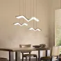 Комбинация подвесных светодиодных светильников с плафонами в форме стилизованных чаек LIESL M L1 4000К