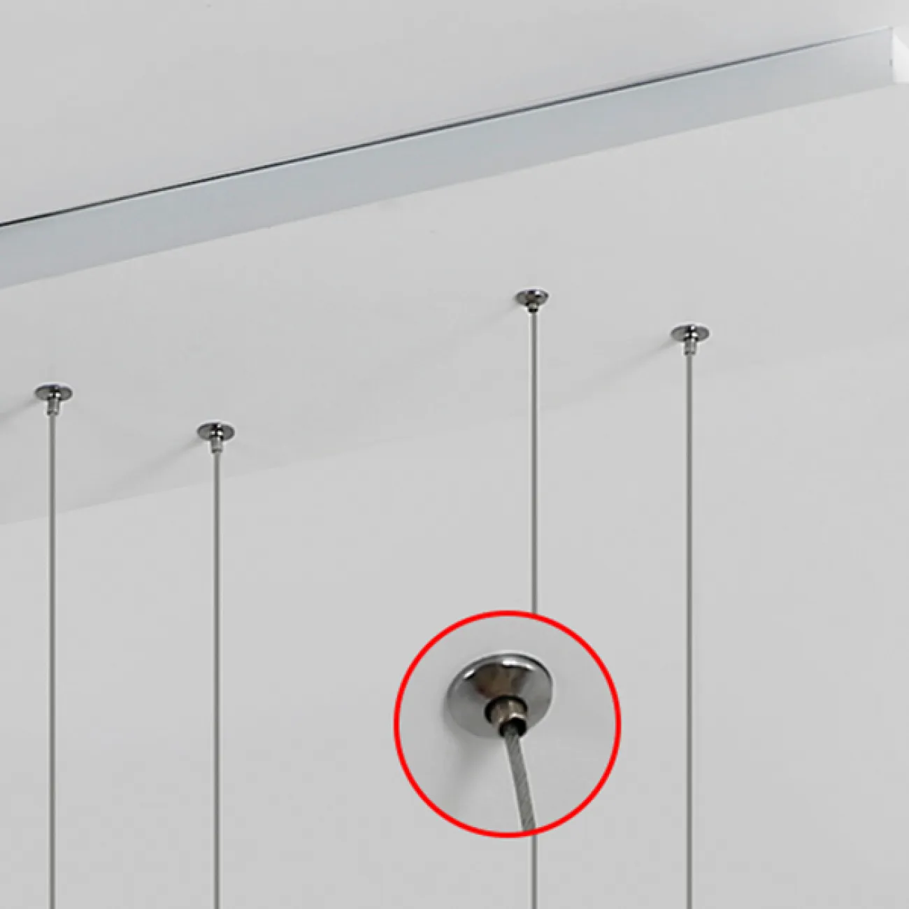 Комбинация подвесных светодиодных светильников с плафонами в форме стилизованных чаек LIESL M L1 4000К