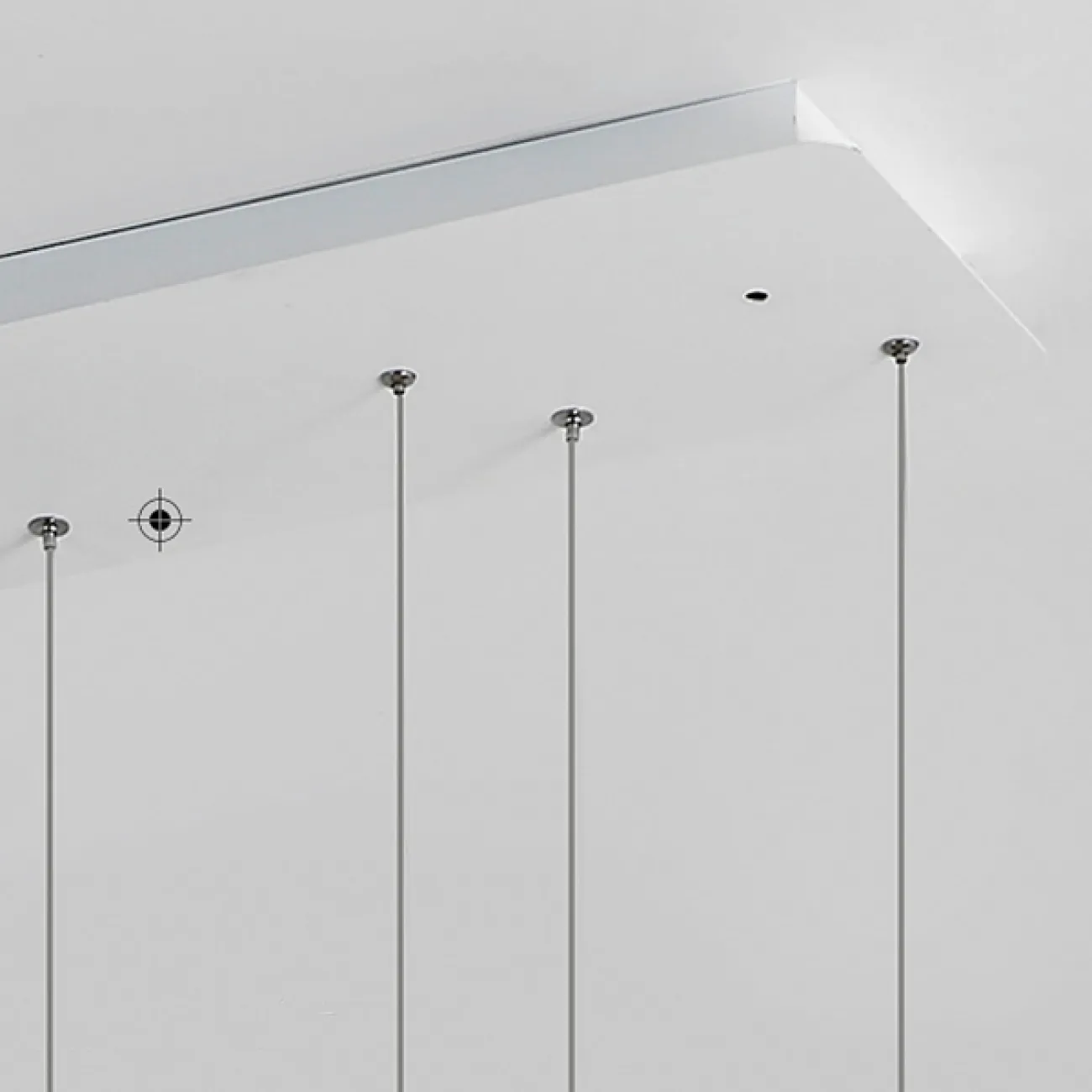 Комбинация подвесных светодиодных светильников с плафонами в форме стилизованных чаек LIESL M L1 4000К