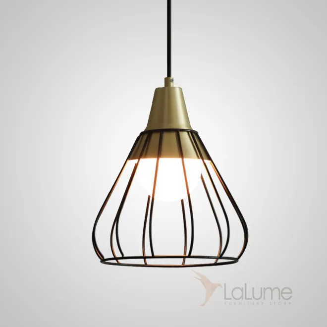 Подвесной светильник GRID4 D23 Black от ImperiumLoft