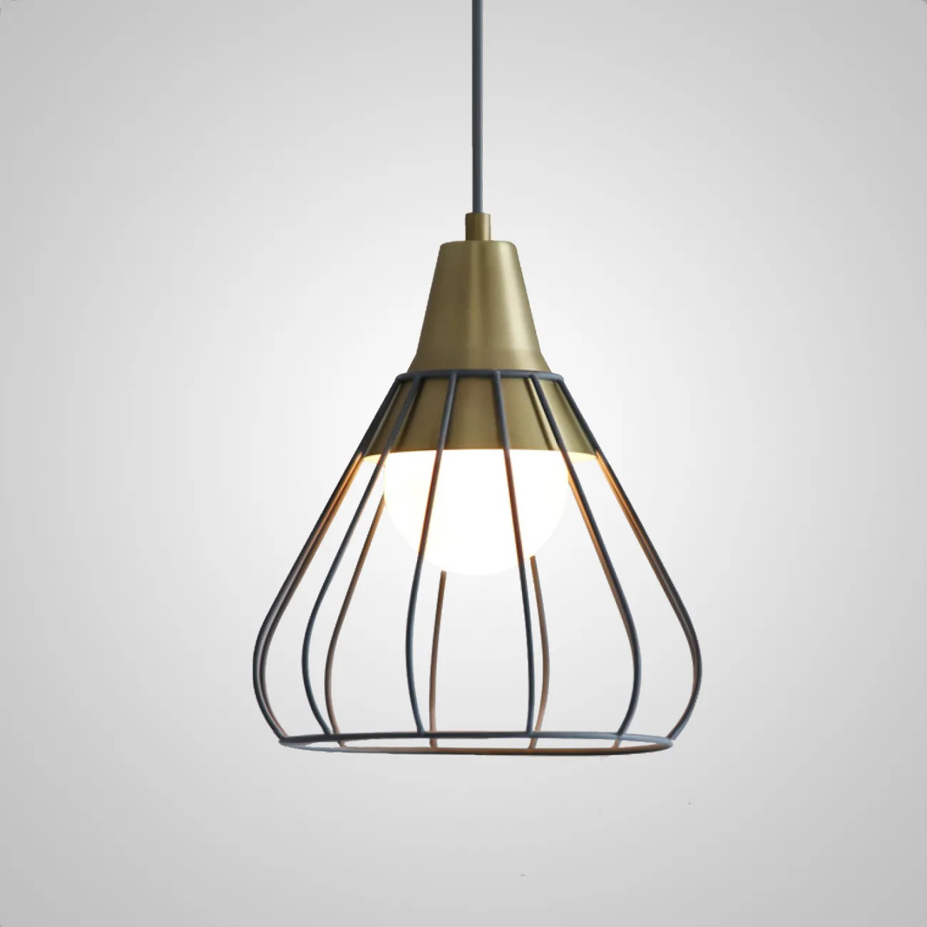 Подвесной светильник GRID4 D23 Green от ImperiumLoft