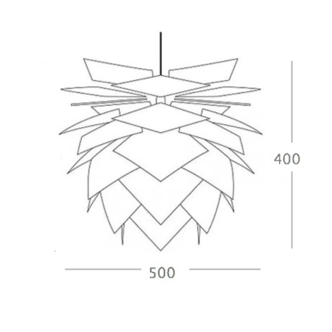 Люстра Pineapple designed by Frank Kerdil in 2010 от LaLume