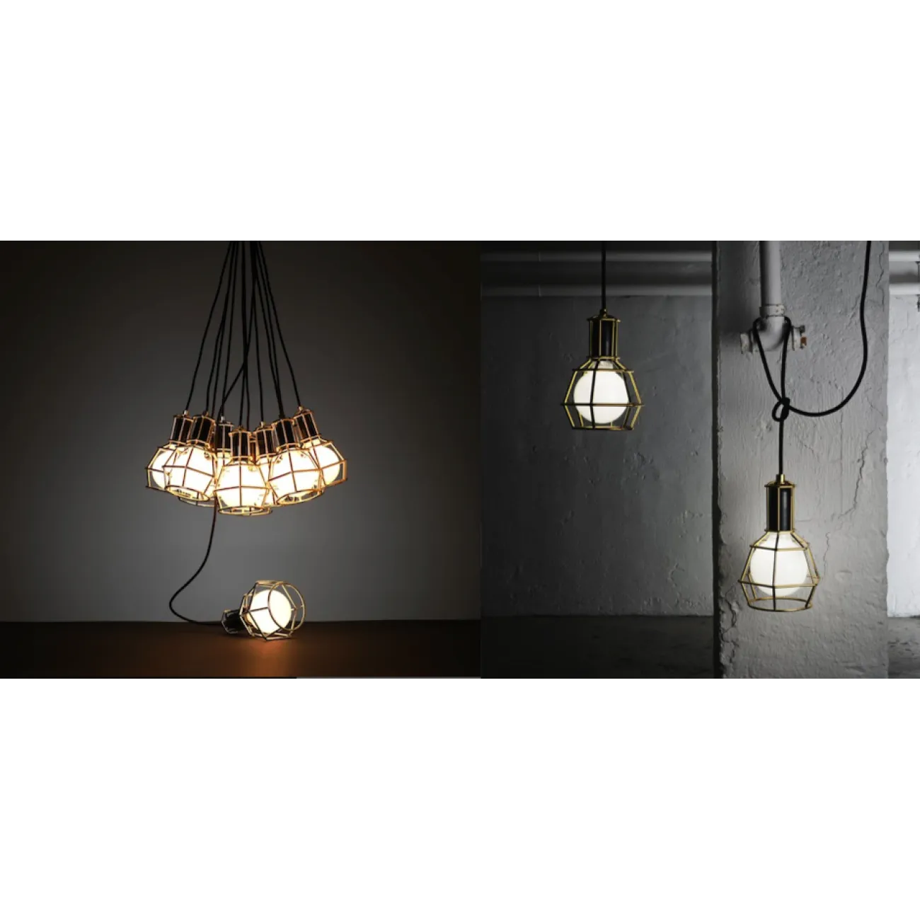 Подвесной светильник Work Lamp designed by Form Us With Love in 2009 от LaLume