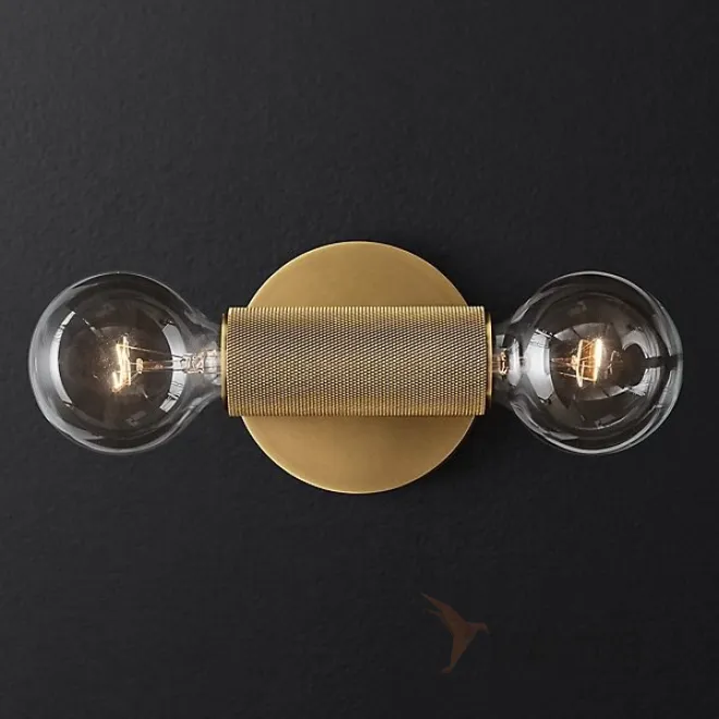 Бра RH Utilitaire Inline Sconce Brass от ImperiumLoft